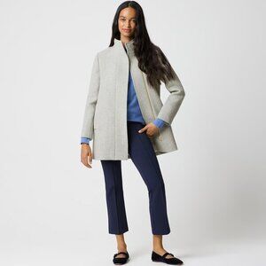 J. Crew Women's City Coat Grey (Heather Dusk) 2P